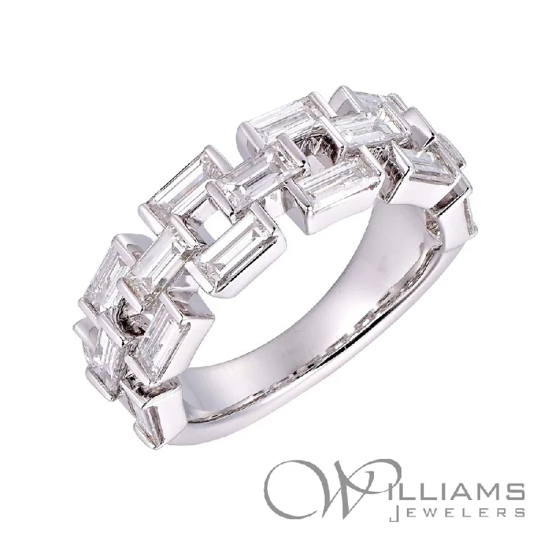 Women’s rings with fluorite stones for hues -Williams Signature 18 Karat Diamond Ring