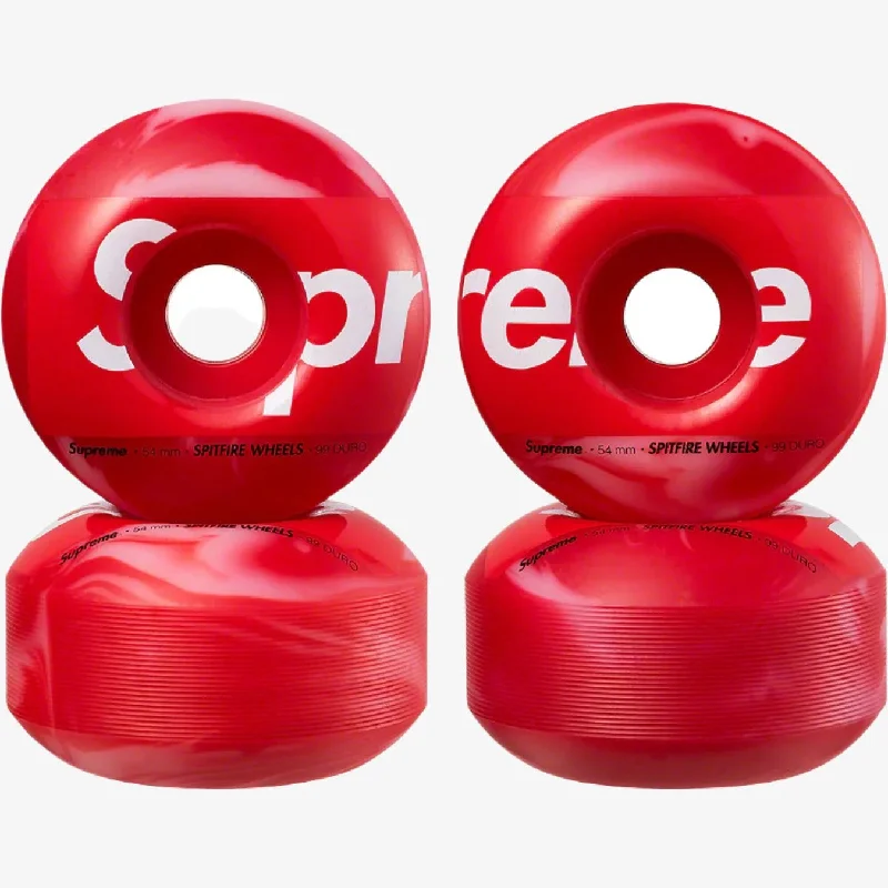 Lightweight cap for easy travel packing -Supreme x Spitfire Shop Wheels Swirl (Set of 4) (FW24)