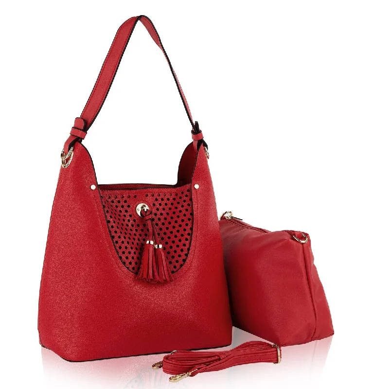 Handle bags with bold text for statements -MKF Collection Amara Lightweight Hobo Bag by Mia K.