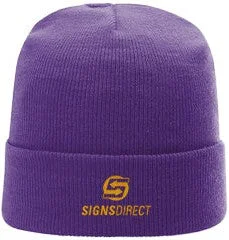 Team logo cap for loyal fan support -Richardson Solid Beanie W/ Cuff