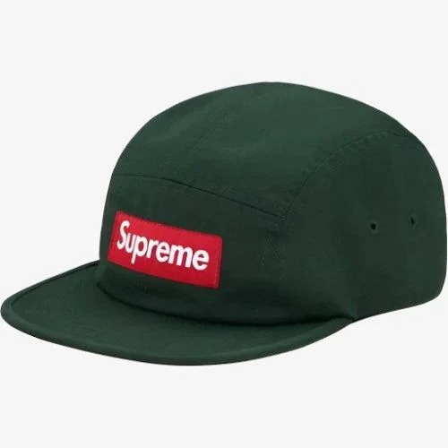 Affordable cap for budget-friendly headwear options -Supreme 'Washed Chino Twill' Camp Cap Pine Green (FW17)