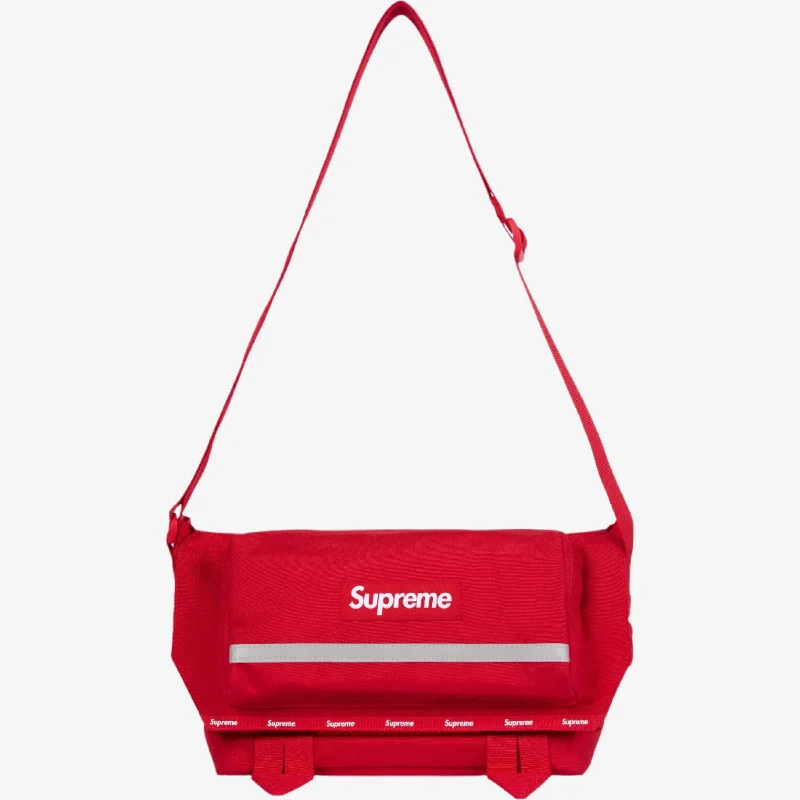 Graphic print cap for artistic expression -Supreme Messenger Bag Red (FW24)