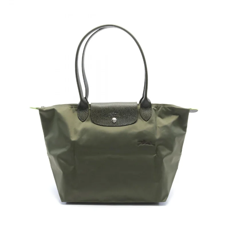 Small handle bags perfect for quick trips -Longchamp  Nylon Leather Tote Bag