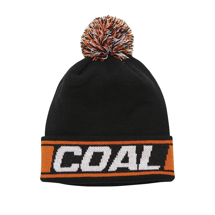 Stylish snapback cap for urban street style -Coal Diablo Fold Beanie - Black