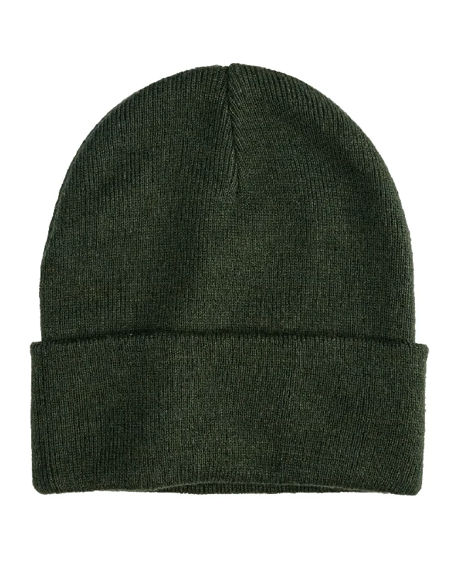 Fitted cap for snug personalized fit -econscious Base Camp Beanie