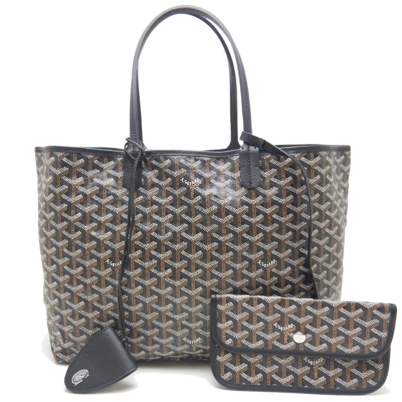 Handle bags with tropical prints for summer -Goyard  Leather Tote Bag (Pre-Owned)