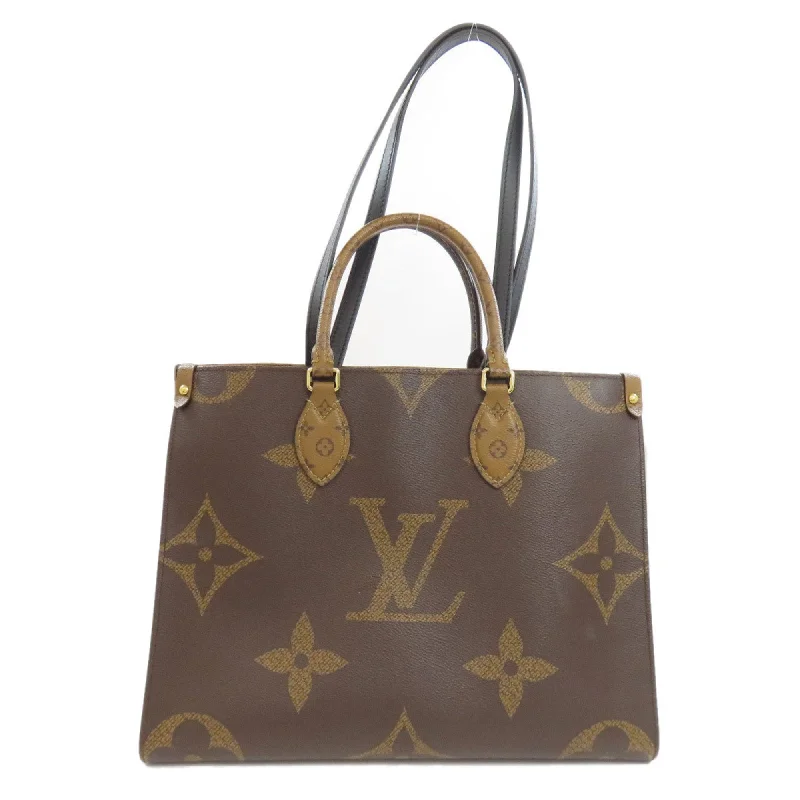 Handle bags with soft fabric for comfort -Louis Vuitton  Monogram Reverse Tote Bag (Pre-Owned)