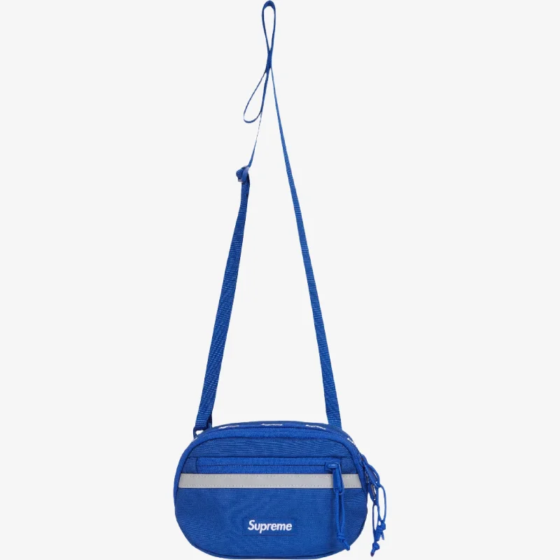 Neon graphic cap for eye-catching night runs -Supreme Mini Side Bag Blue (FW24)