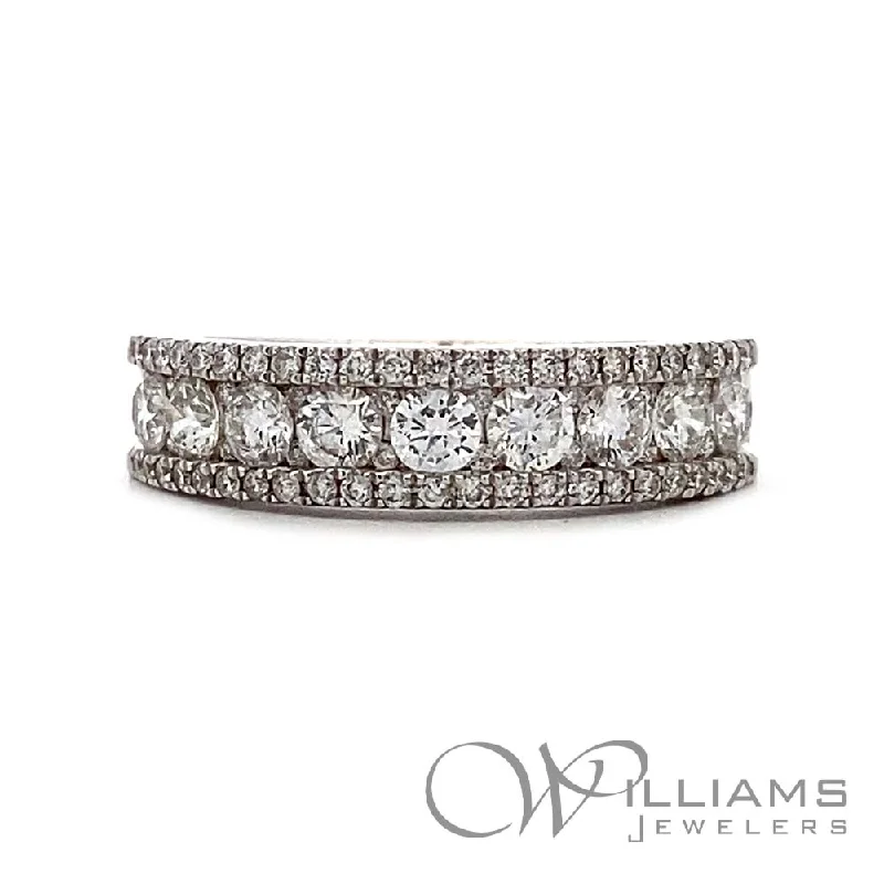 Women’s dainty rings with floral opal motifs -Williams Signature 18 Karat Diamond Ring