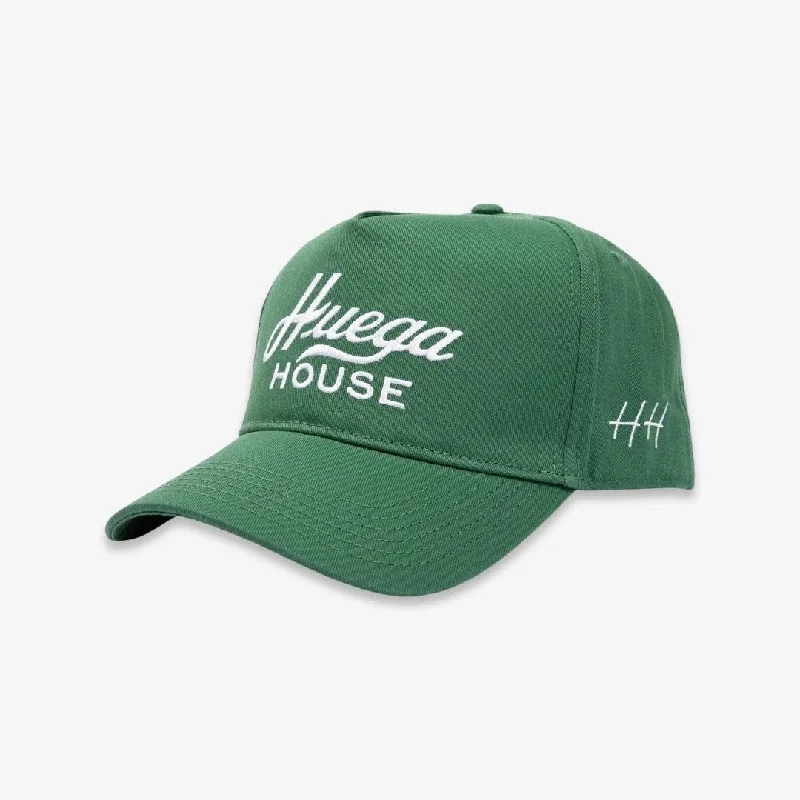 Graphic dad cap for quirky personality shine -Huega House 'Woodland' 5-Panel Snapback Hat Fern Green / White