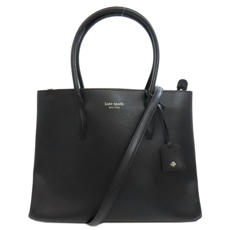 Handle bags with sleek black for elegance -Kate Spade  Pvc Tote Bag (Pre-Owned)