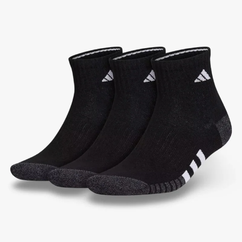 Vintage washed cap for faded cool look -(Men's) Adidas Cushioned Quarter Socks Black / Onix Grey (3 Pack) 5155902A