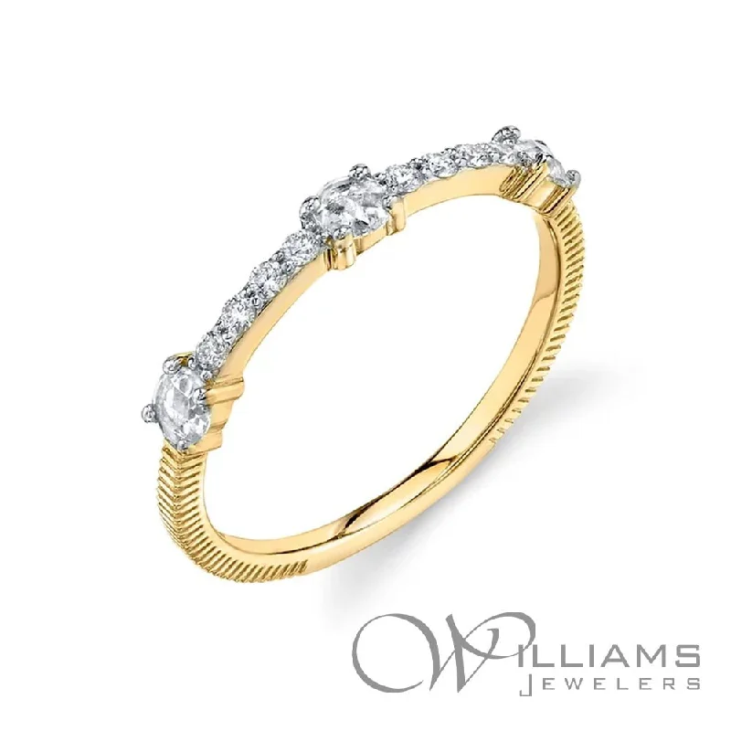 Women’s rings with smoky quartz for depth -Sloane Street 18 Karat Diamond Ring