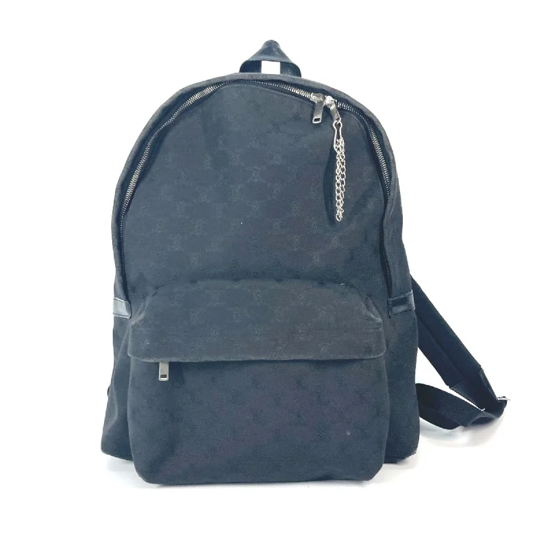 Handle bags with inner compartments for essentials -Celine  Canvas Leather Backpack (Pre-Owned)