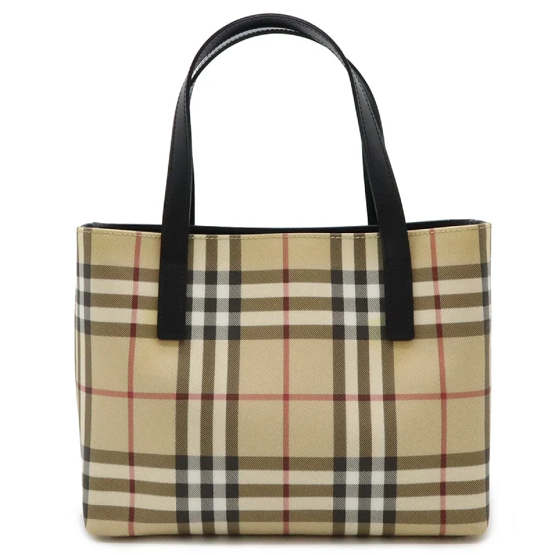 Handle bags with vibrant colors for boldness -Burberry    Pvc Leather Handbag Tote Bag (Pre-Owned)