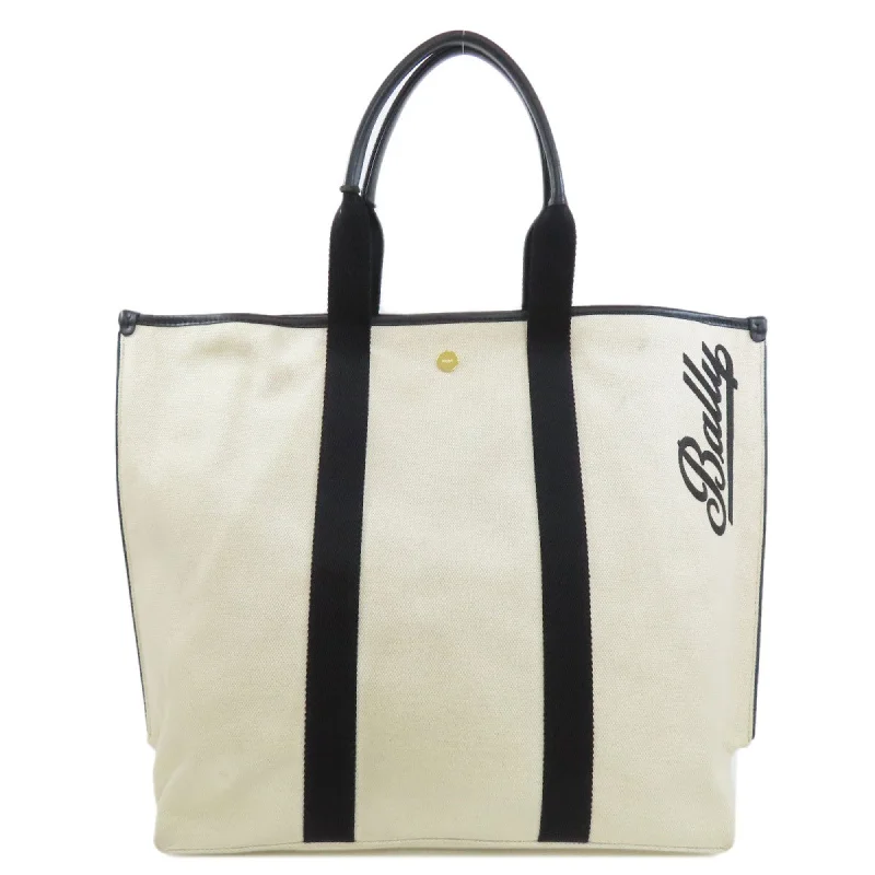 Handle bags with durable hemp for sustainability -Bally   Canvas Tote Bag (Pre-Owned)