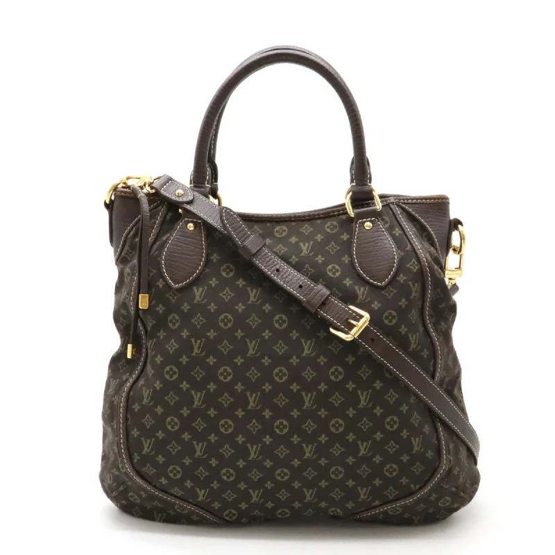 Handle bags with inner compartments for essentials -Louis Vuitton Monogram Mini Lin  Canvas Leather Shoulder Bag Tote Bag (Pre-Owned)