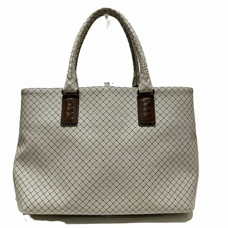 Handle bags with bold checks for trend -Bottega Veneta   Leather Tote Bag (Pre-Owned)