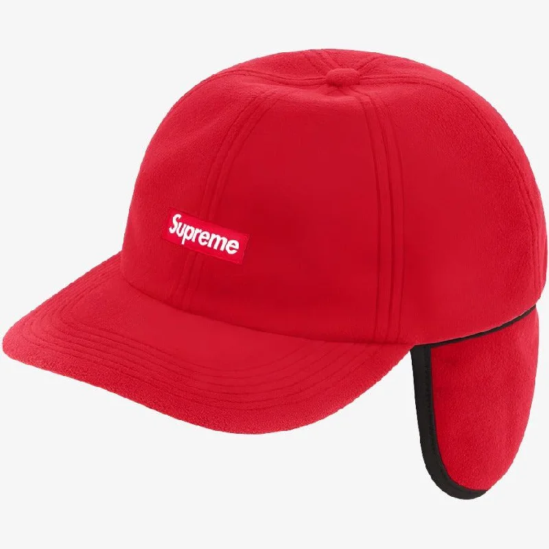 Soft cotton cap for all-day wear ease -Supreme x GORE-TEX WINDSTOPPER 'Small Box Logo' Earflap Cap Red (FW20)