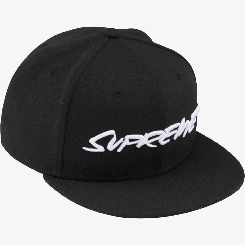 Adjustable trucker cap for outdoor summer fun -Supreme x Futura x New Era 59Fifty Fitted Hat Black (SS24)