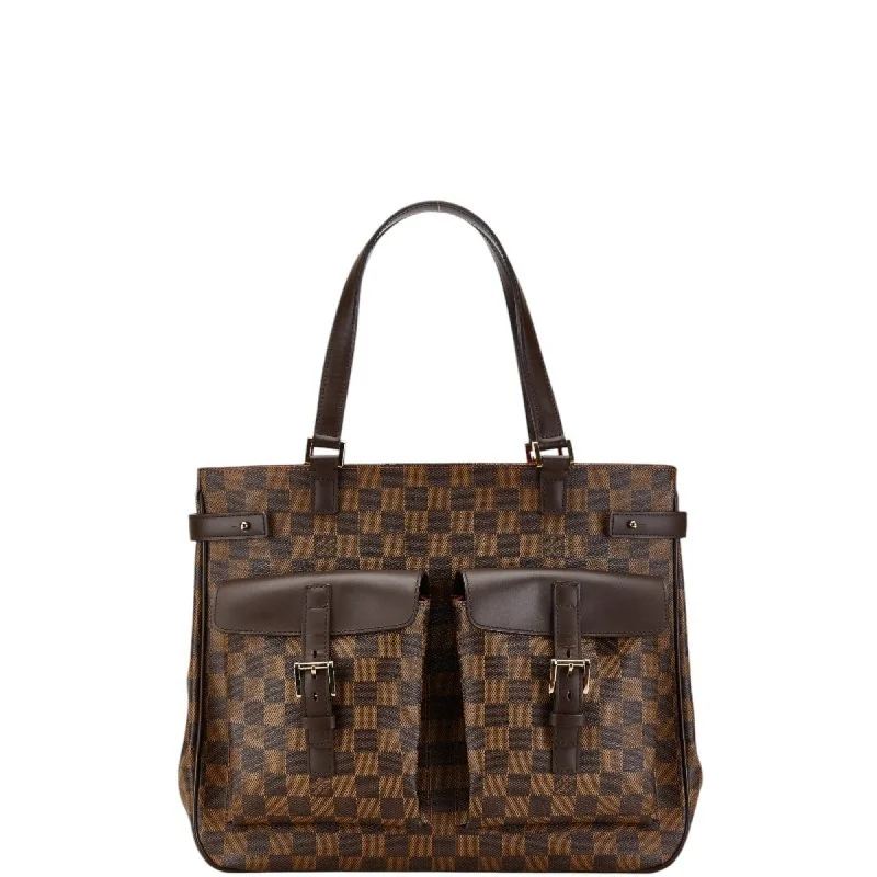 Handle bags with eco-friendly bamboo handles -Louis Vuitton  Pvc Leather Handbag Tote Bag (Pre-Owned)