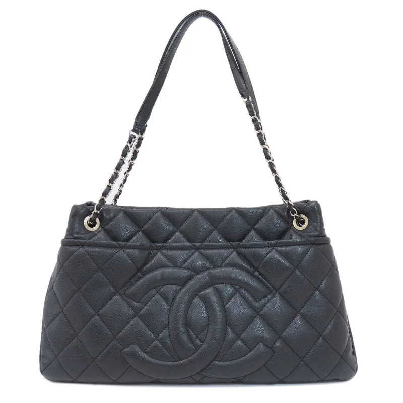 Handle bags with durable hemp for sustainability -Chanel Matelasse  Caviar Leather Tote Bag (Pre-Owned)