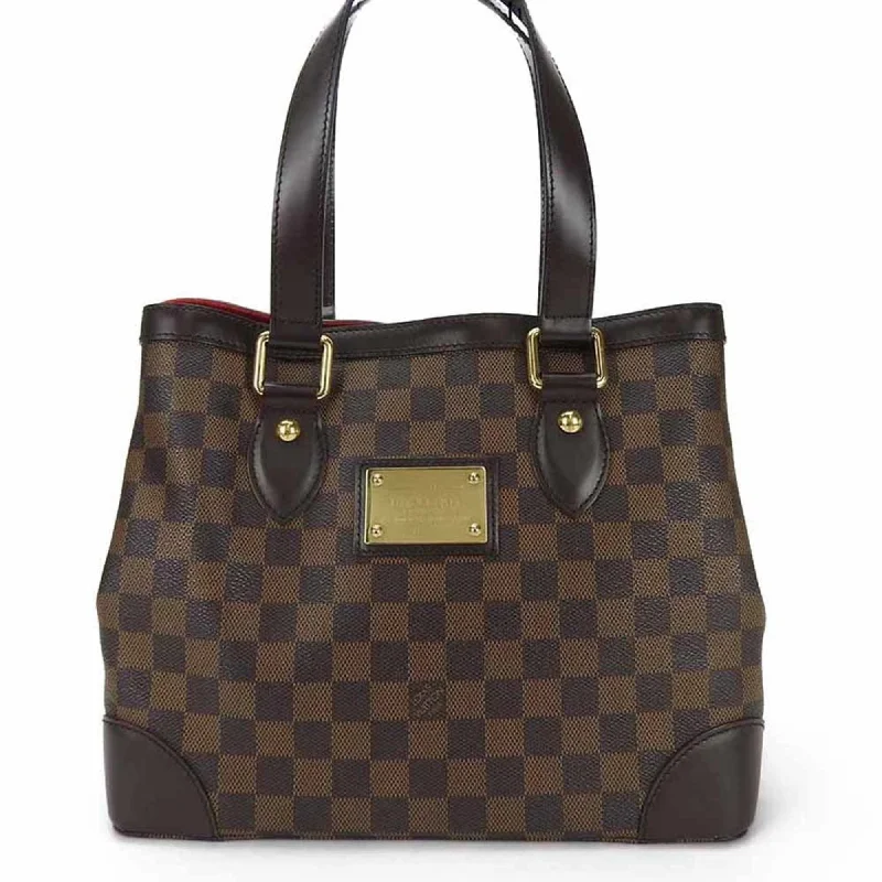 Handle bags with double handles for strength -Louis Vuitton  Damier Canvas Tote Bag (Pre-Owned)