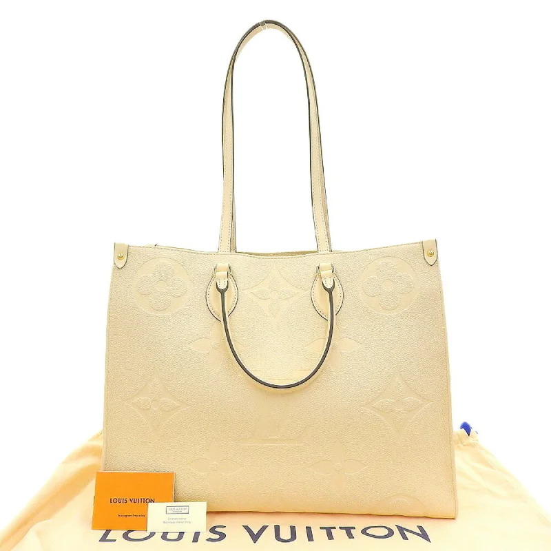 Handle bags with sleek zippers for closure -Louis Vuitton Monogram Empreinte  Monogram Empreinte Tote Bag (Pre-Owned)