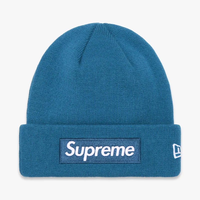 Black mesh cap for breathable summer wear -Supreme Beanie 'Box Logo' Blue (FW23)