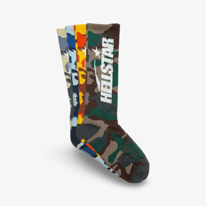 Classic cap with subtle tonal embroidery -Hellstar Sports Socks (4 Pack) Camo (SS24)