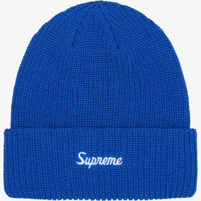 Graphic trucker cap for playful fashion flair -Supreme Loose Gauge Beanie Blue (FW24)