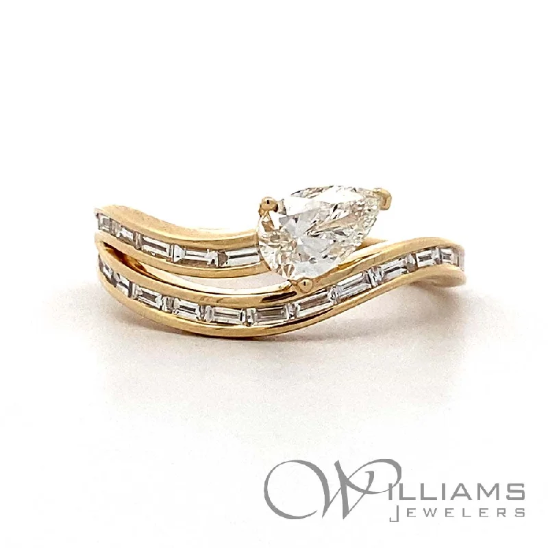 Women’s vintage rings with ornate rose-cut stones -Williams Signature 18 Karat Diamond Ring