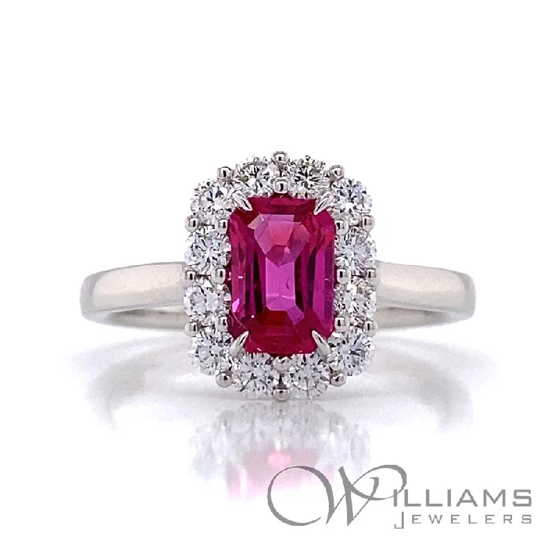 Women’s rings with starburst garnet for beauty -Williams Signature 18 Karat Ruby Ring