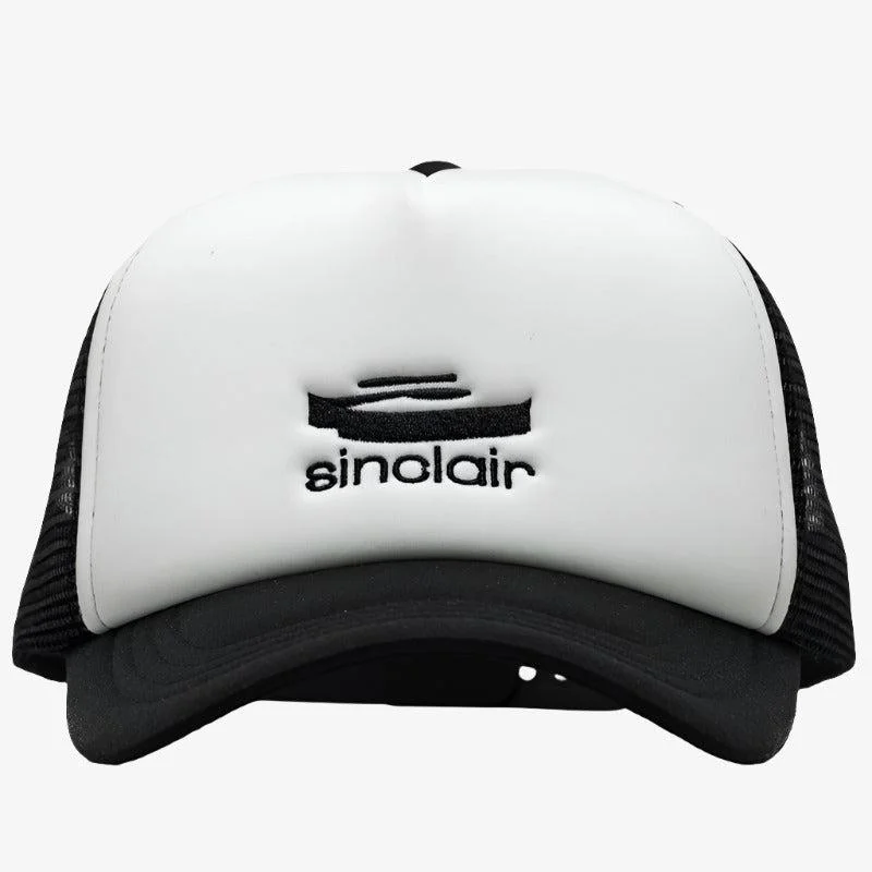 Minimal dad cap for understated charm -Sinclair '3D Logo' Snapback Hat Black / White