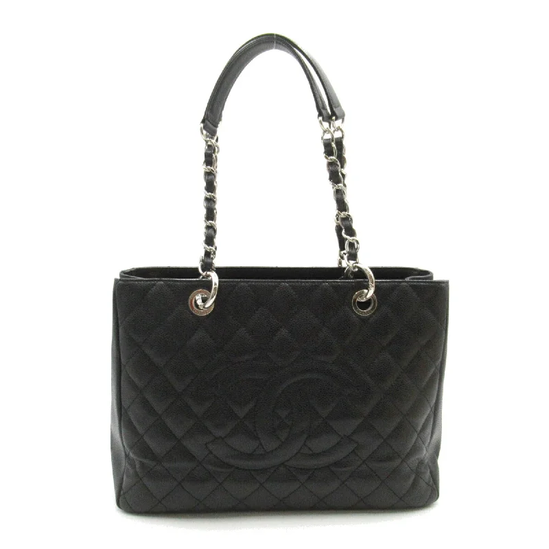 Handle bags with spacious interiors for storage -Chanel Caviar Skin  Caviar Leather Tote Bag (Pre-Owned)