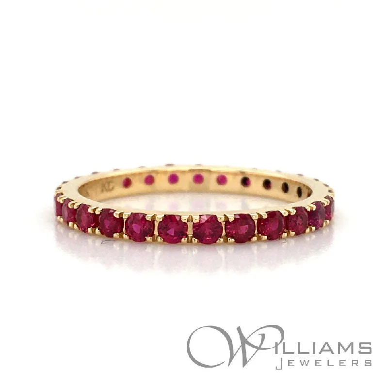 Women’s rings with branch-inspired amethyst bands -Williams Signature 18 Karat Ruby Ring