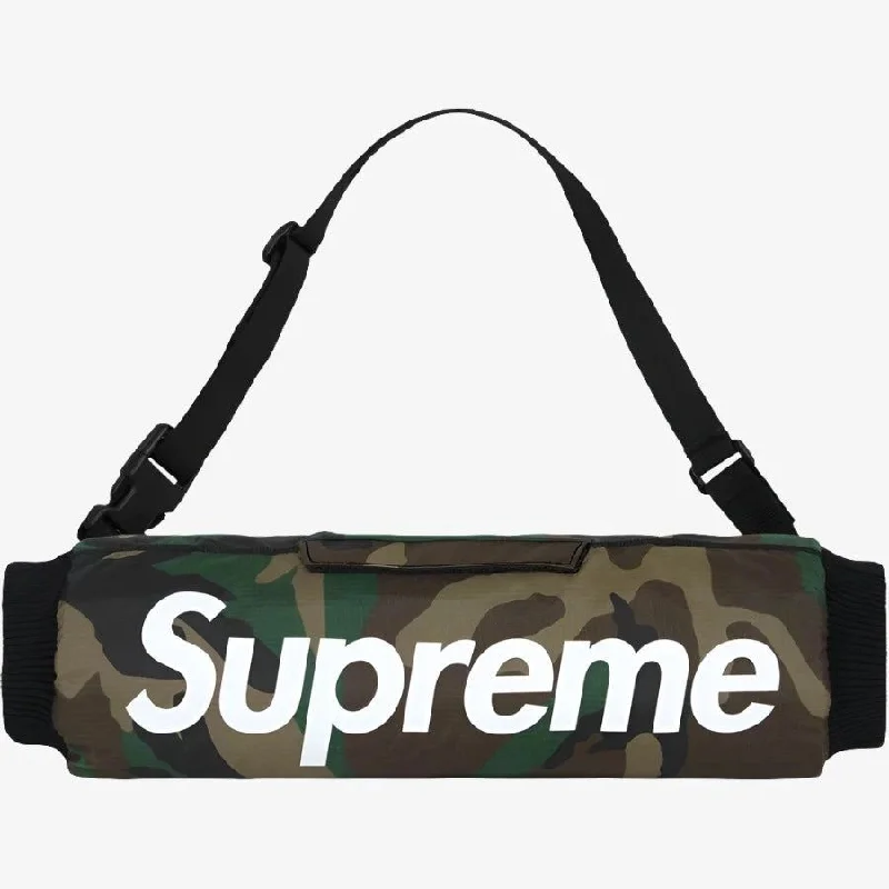 Lightweight cap for easy travel packing -Supreme x Polartec Handwarmer Woodland Camo (FW18)