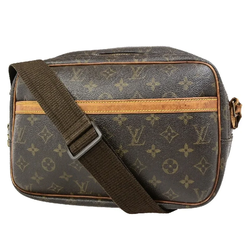 Quilted handle bags with stylish textured finish -Louis Vuitton Reporter Pm  Canvas Shoulder Bag (Pre-Owned)