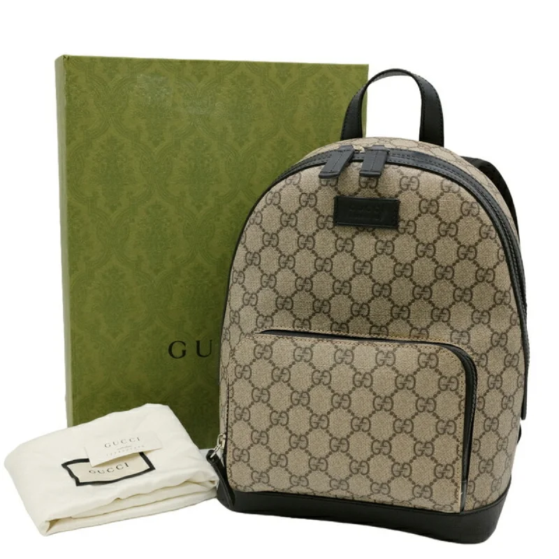 Handle bags with artistic prints for creativity -Gucci   Gg Supreme Leather Backpack (Pre-Owned)