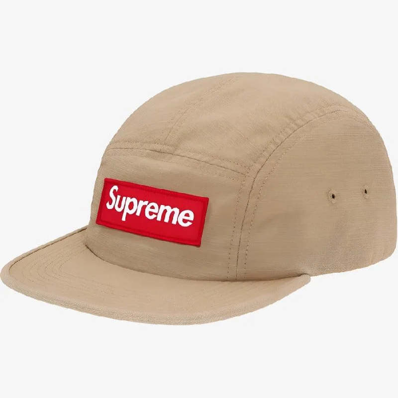 Stylish snapback cap for urban street style -Supreme 'Military' Camp Cap Khaki (SS20)