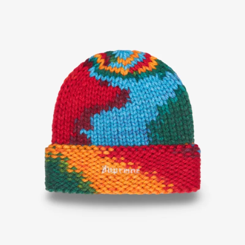 Adjustable cap with sturdy velcro closure -Supreme Beanie 'Gradient Spacedye' Multi-Color (SS24)