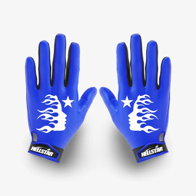 Bright red cap for standout team spirit -Hellstar Sports Gloves Blue (SS24)