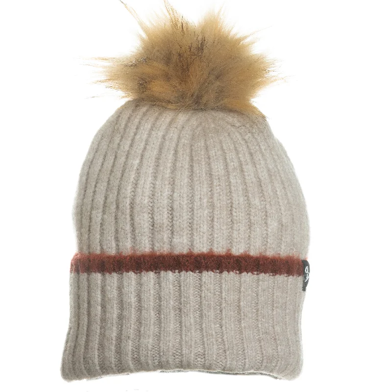 Fitted baseball cap for team uniform fit -Sam Beanie in Oatmeal