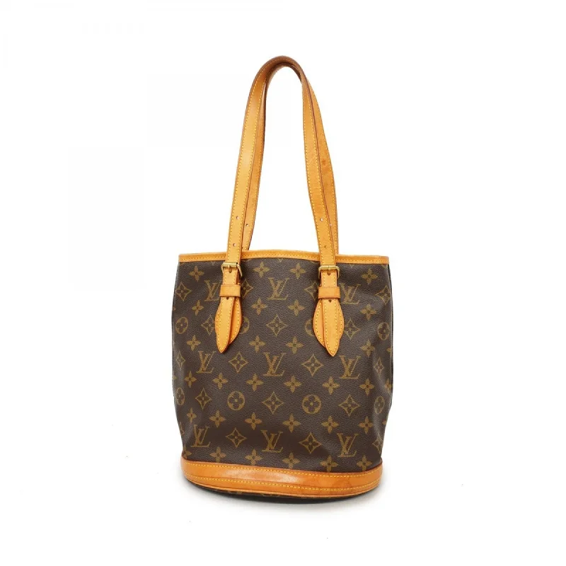 Designer handle bags with luxury logo detailing -Louis Vuitton  Tote Bag (Pre-Owned)