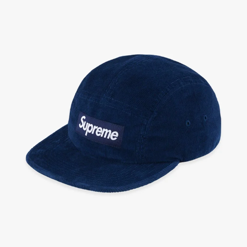 Canvas baseball cap for long-lasting wear -Supreme Camp Cap 'Corduroy' Navy (FW23)