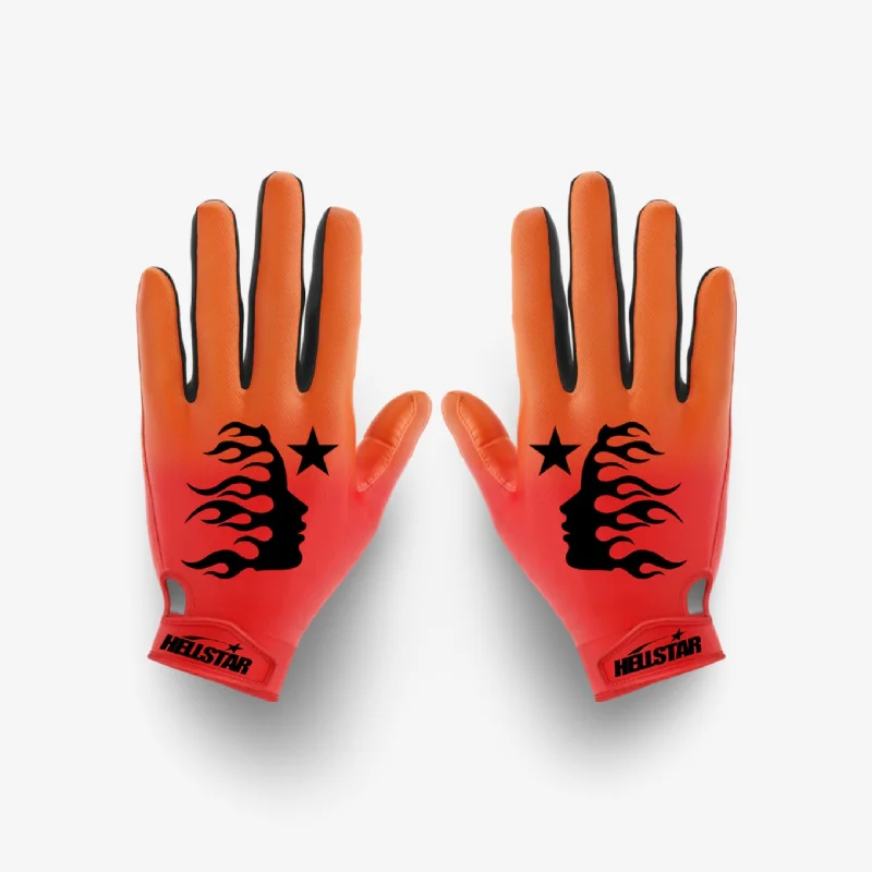 Lightweight running cap for marathon race days -Hellstar Sports Gloves Orange (SS24)