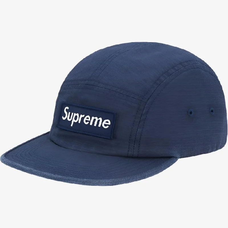 Adjustable trucker cap for outdoor summer fun -Supreme 'Military' Camp Cap Navy (SS20)