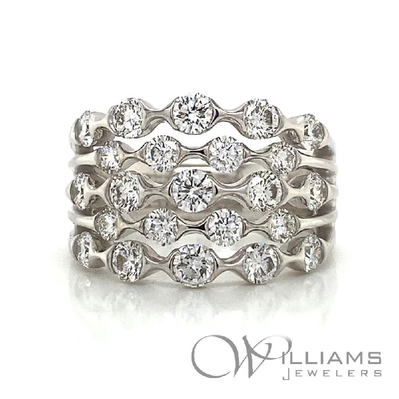 Women’s rings with butterfly motifs for whimsy -Williams Signature 18 Karat Diamond Ring