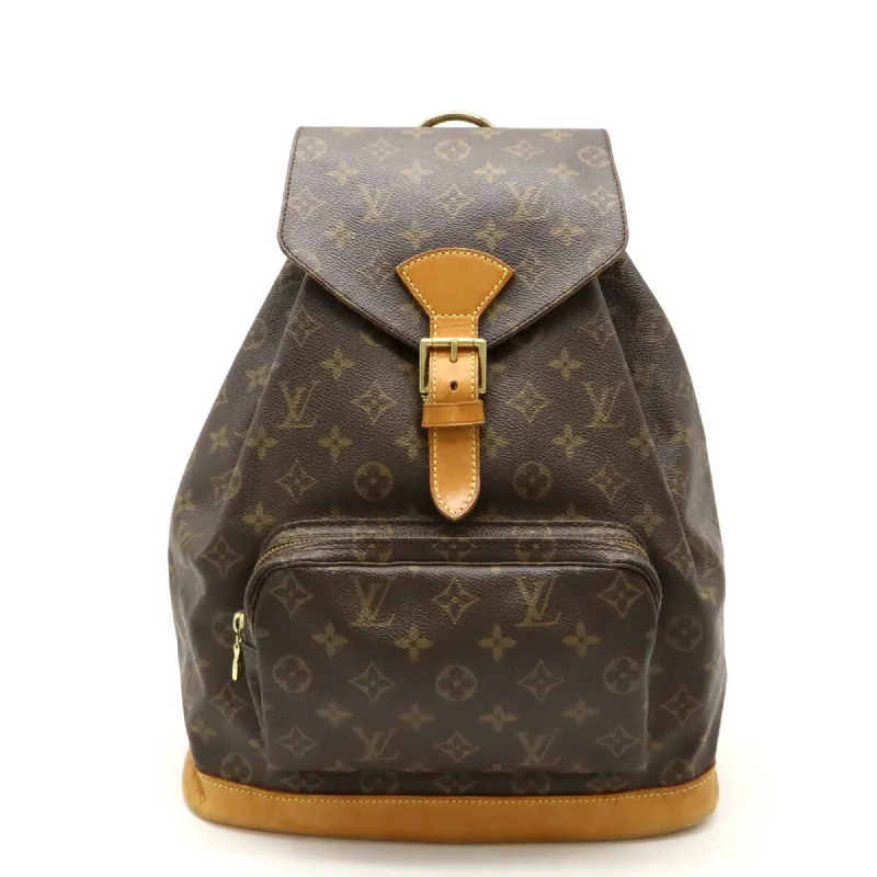 Handle bags with sturdy canvas for longevity -Louis Vuitton Monogram Monogram Backpack Shoulder Bag (Pre-Owned)