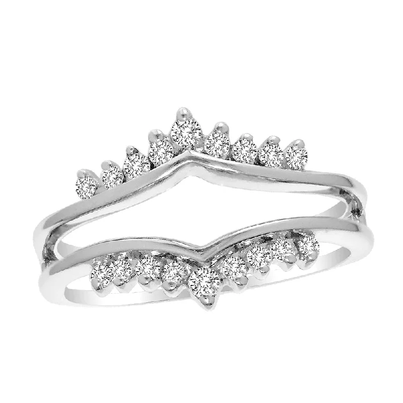 Best hoop earrings with sparkling cubic zirconia for a brilliant, budget-friendly effect-14K  0.25CT Diamond Ring Guard